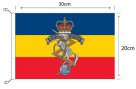 Mini RAEME Tricolour Badge Flag